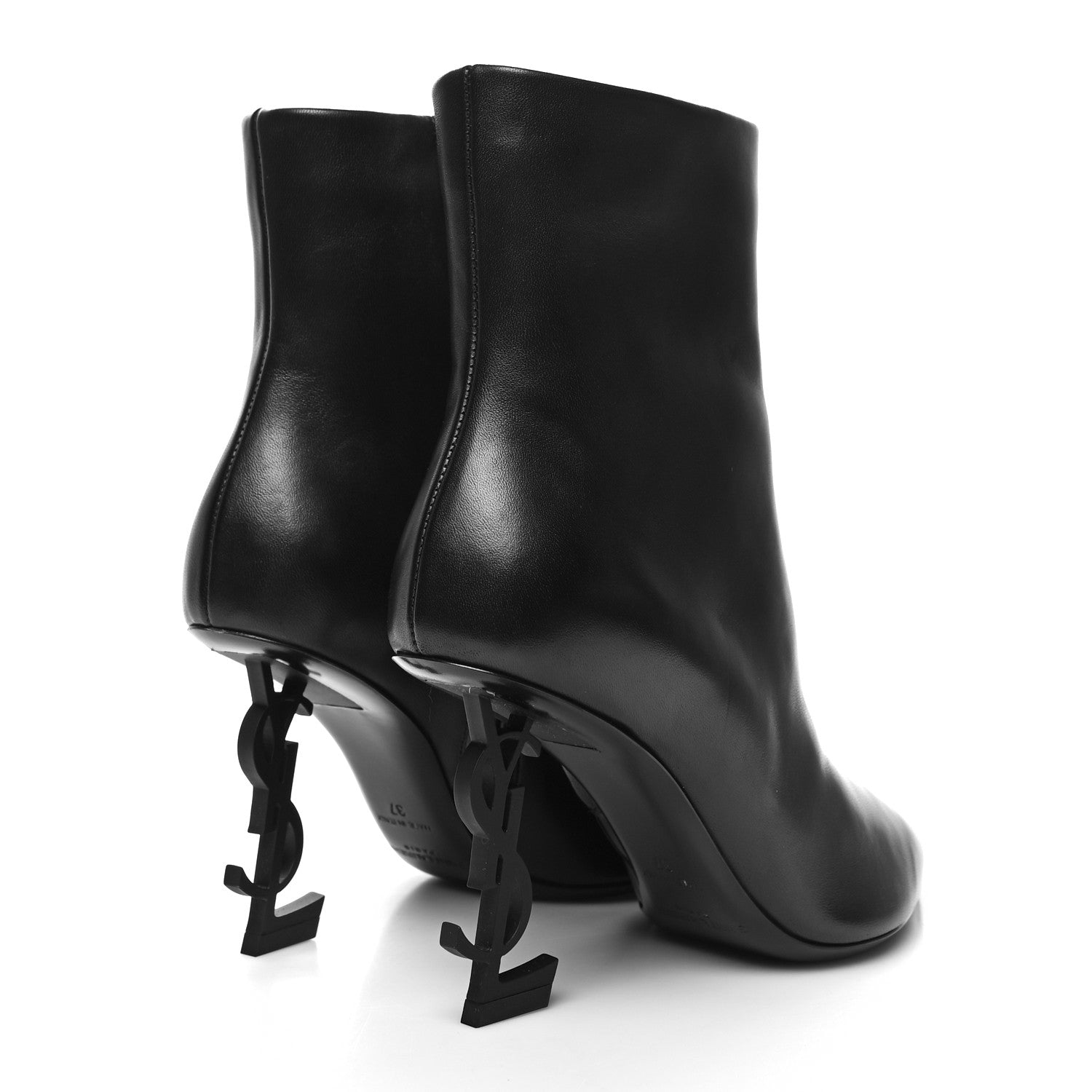 Saint Laurent Nappa Vendome Opyum 85 Ankle Boots 37 Black 4 of 8