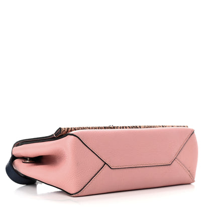 Louis Vuitton Watersnake Lockme II Chain Bag BB Rose Ballerine Black 3 of 4