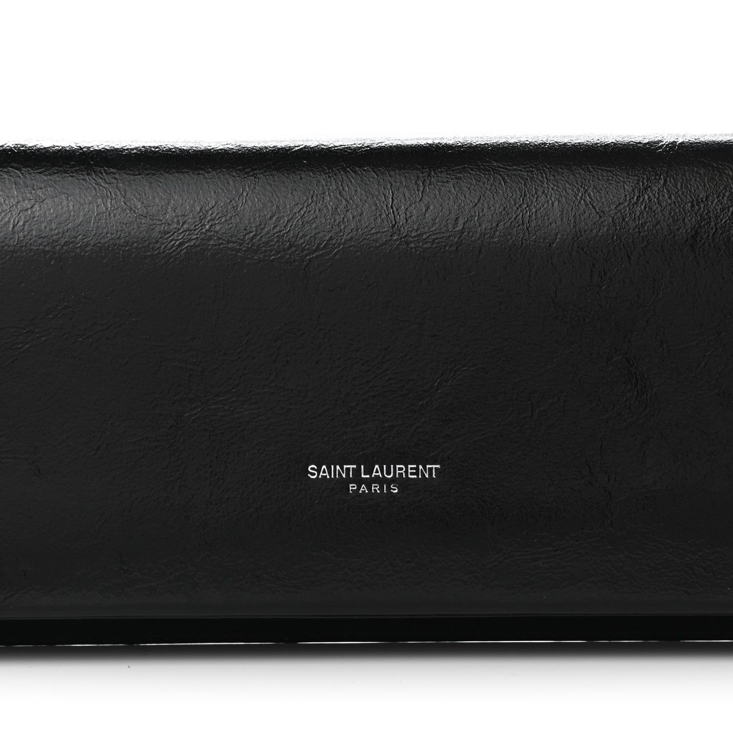 Saint Laurent Calfskin Fetiche Long Clutch Black 7 of 7
