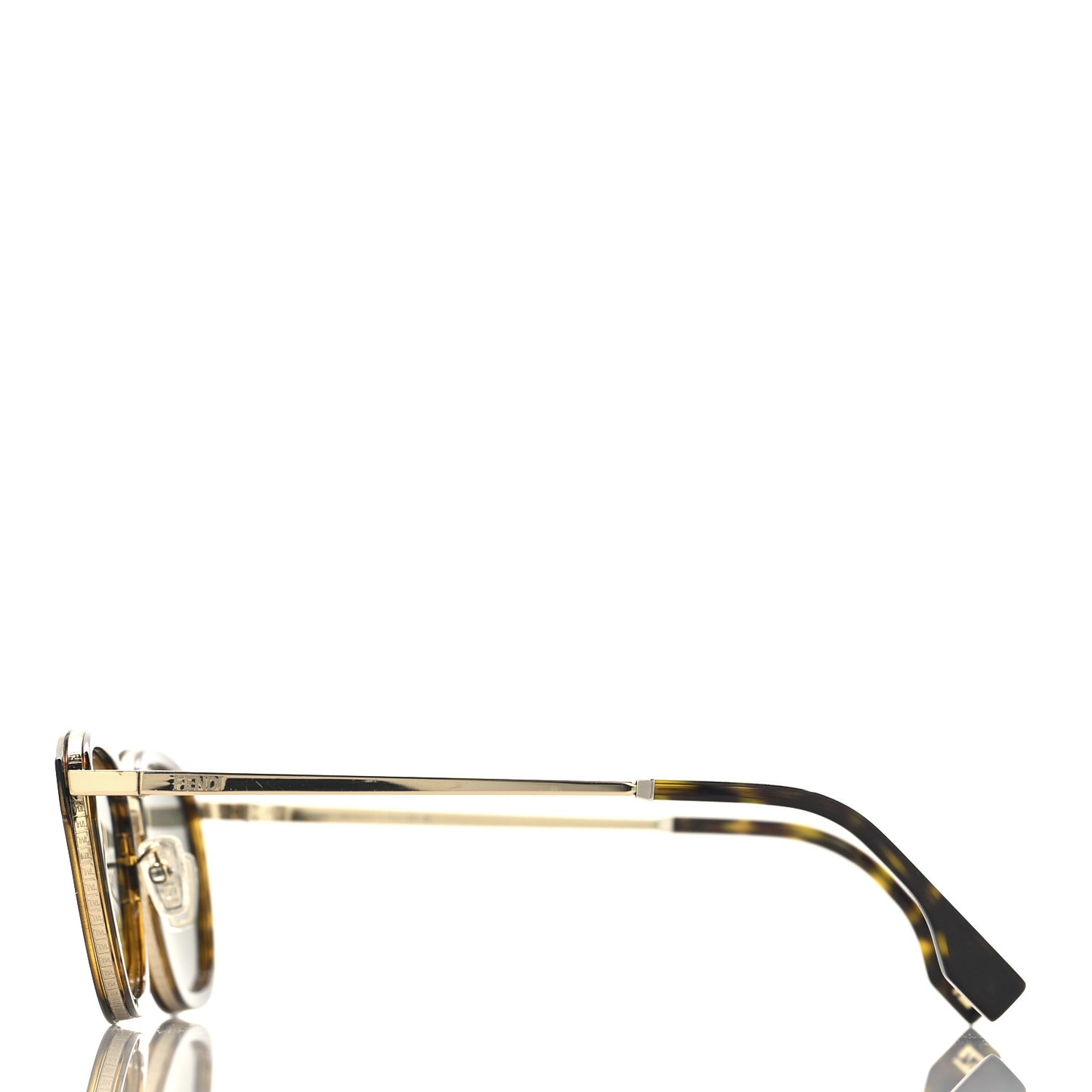 Acetate Square Sunglasses FE40155U Tortoise