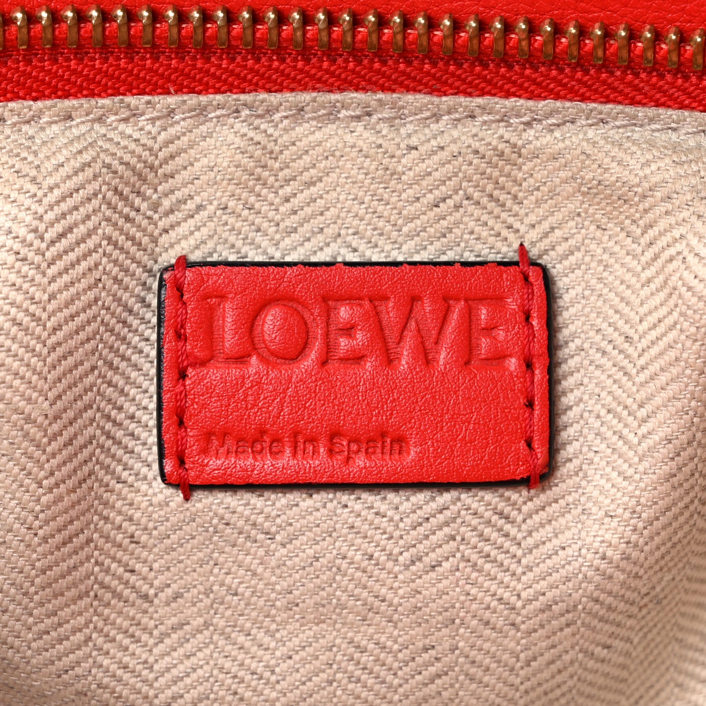 Calfskin Medium Puzzle Bag Coral