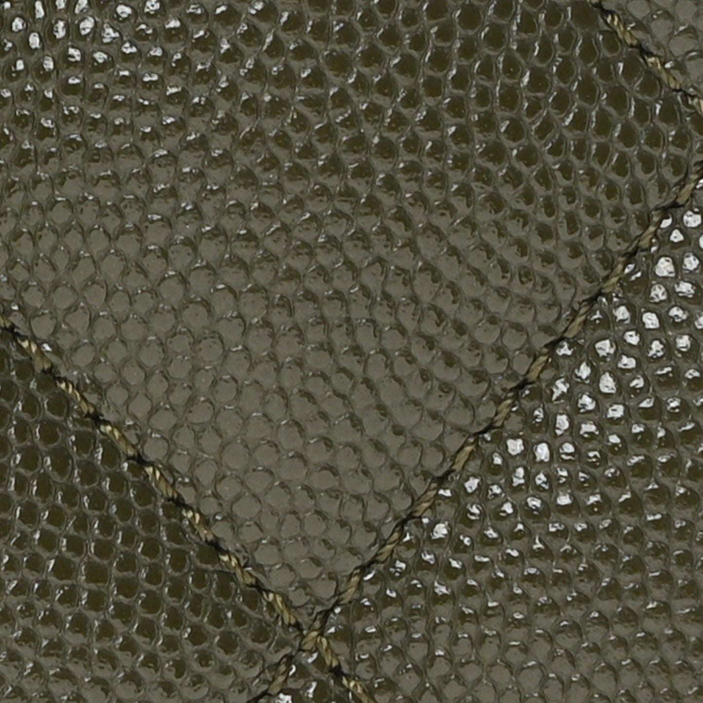 Caviar Quilted Mini Coco First Flap Khaki