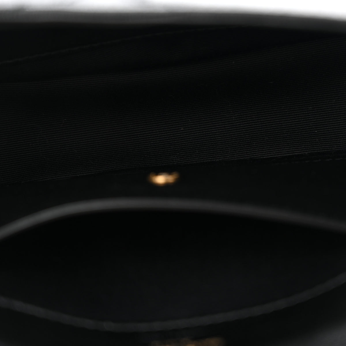 Saint Laurent Lambskin Chevron Quilted Mini Loulou Black 6 of 13