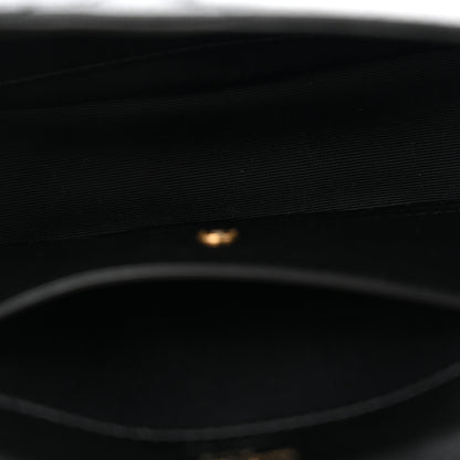Saint Laurent Lambskin Chevron Quilted Mini Loulou Black 6 of 13