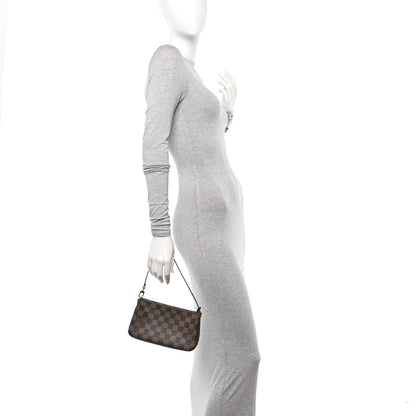 Louis Vuitton Damier Ebene Navona Pochette Accessories 2 of 9
