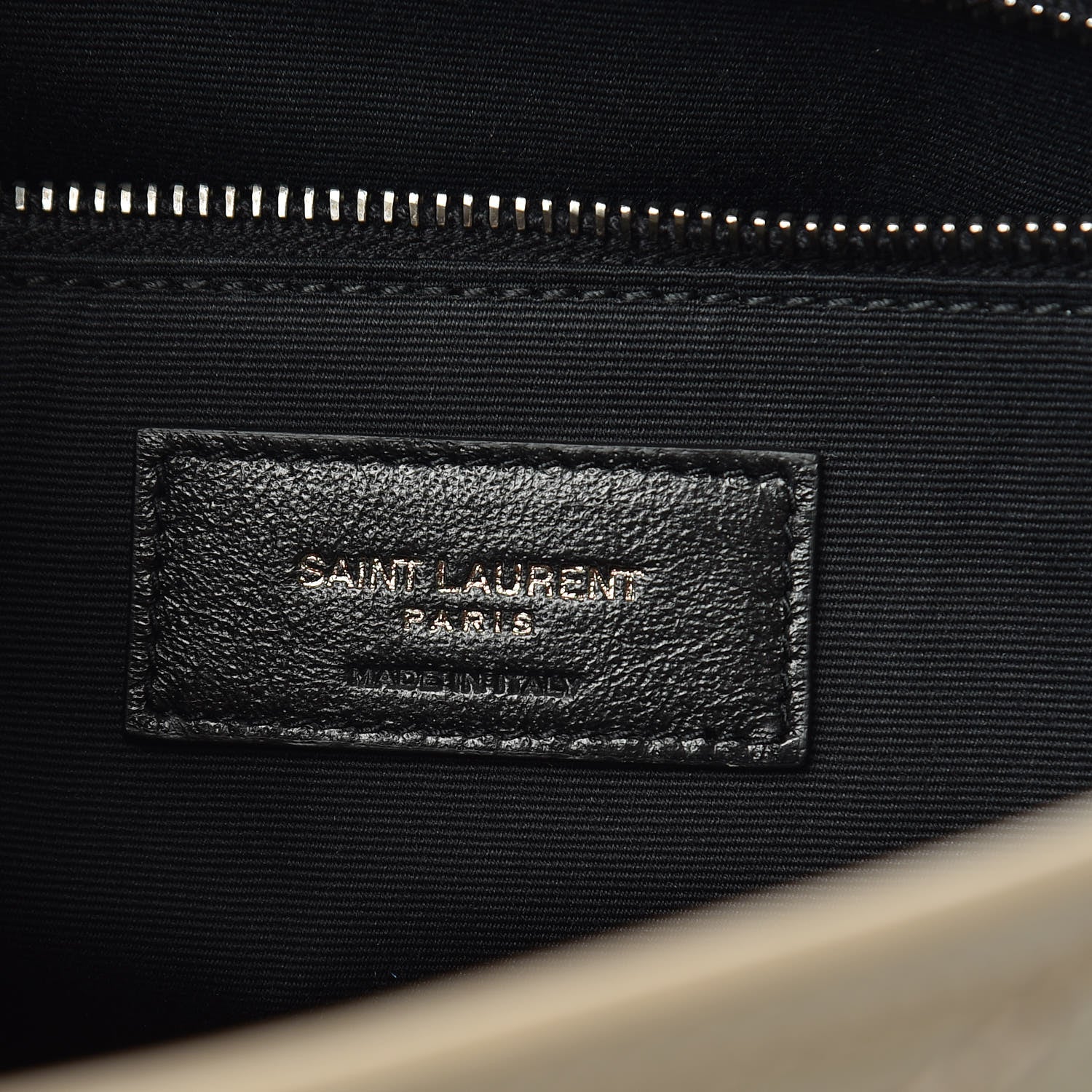 Saint Laurent Crinkled Calfskin Matelasse Monogram Medium Niki Chain Satchel Light Taupe 7 of 11