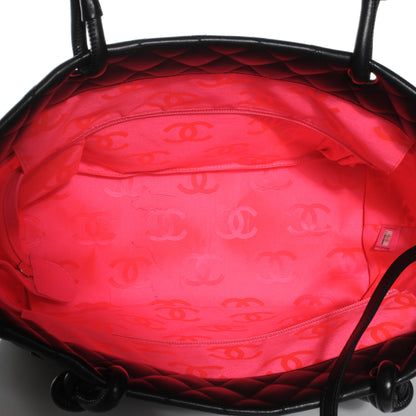 Chanel Calfskin Quilted Large Cambon Tote Black 8 of 8