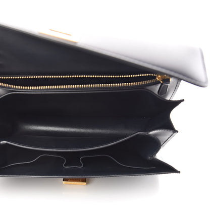 Celine Box Calfskin Medium Classic Box Flap Bag Navy Blue 5 of 12