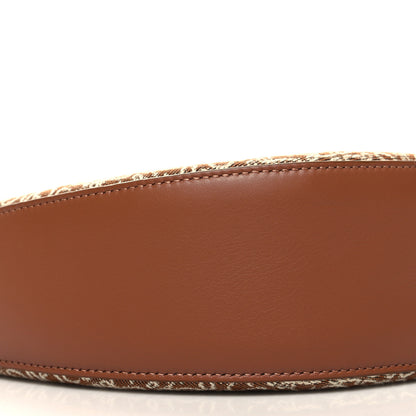 Loewe Jacquard Anagram Calfskin Luna Bag Tan Pecan 8 of 9