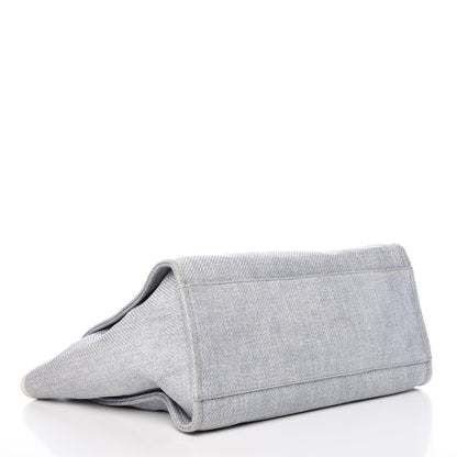 Chanel Canvas Large Deauville Tote Denim Blue 5 of 14