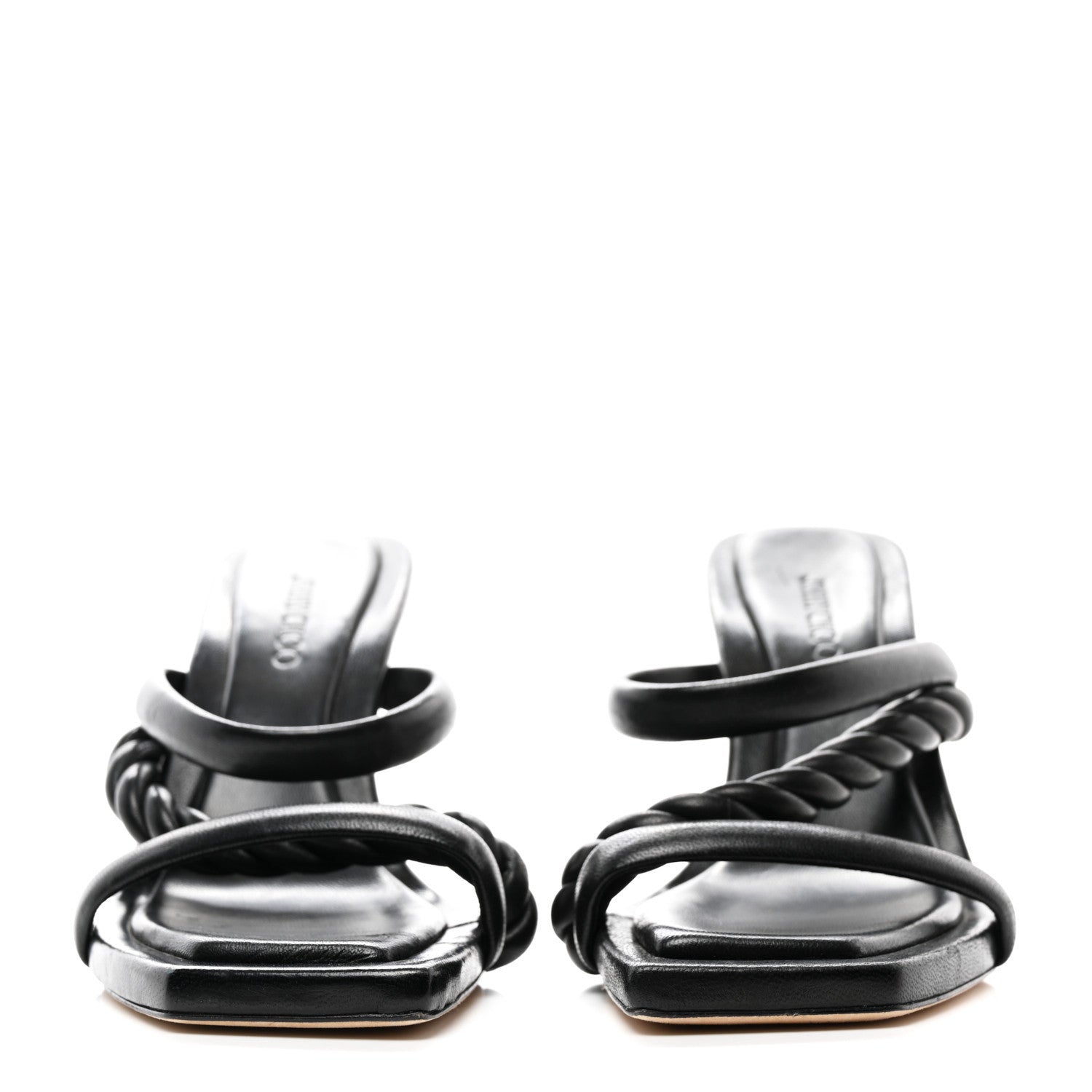 Jimmy Choo Nappa Diosa 90 Sandals 38 Black 2 of 9