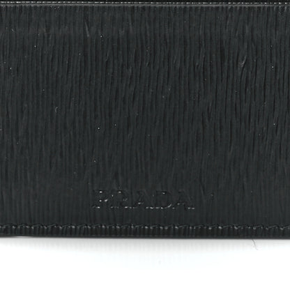 Prada Vitello Move Triangle Logo Continental Flap Travel Wallet Black 8 of 13