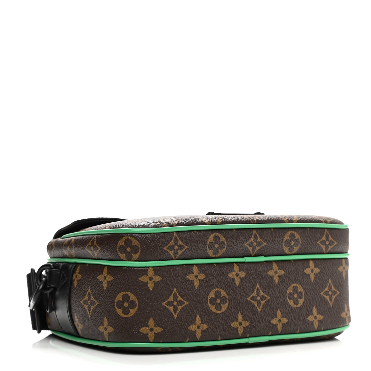 Monogram Macassar S Lock Messenger Minty Green