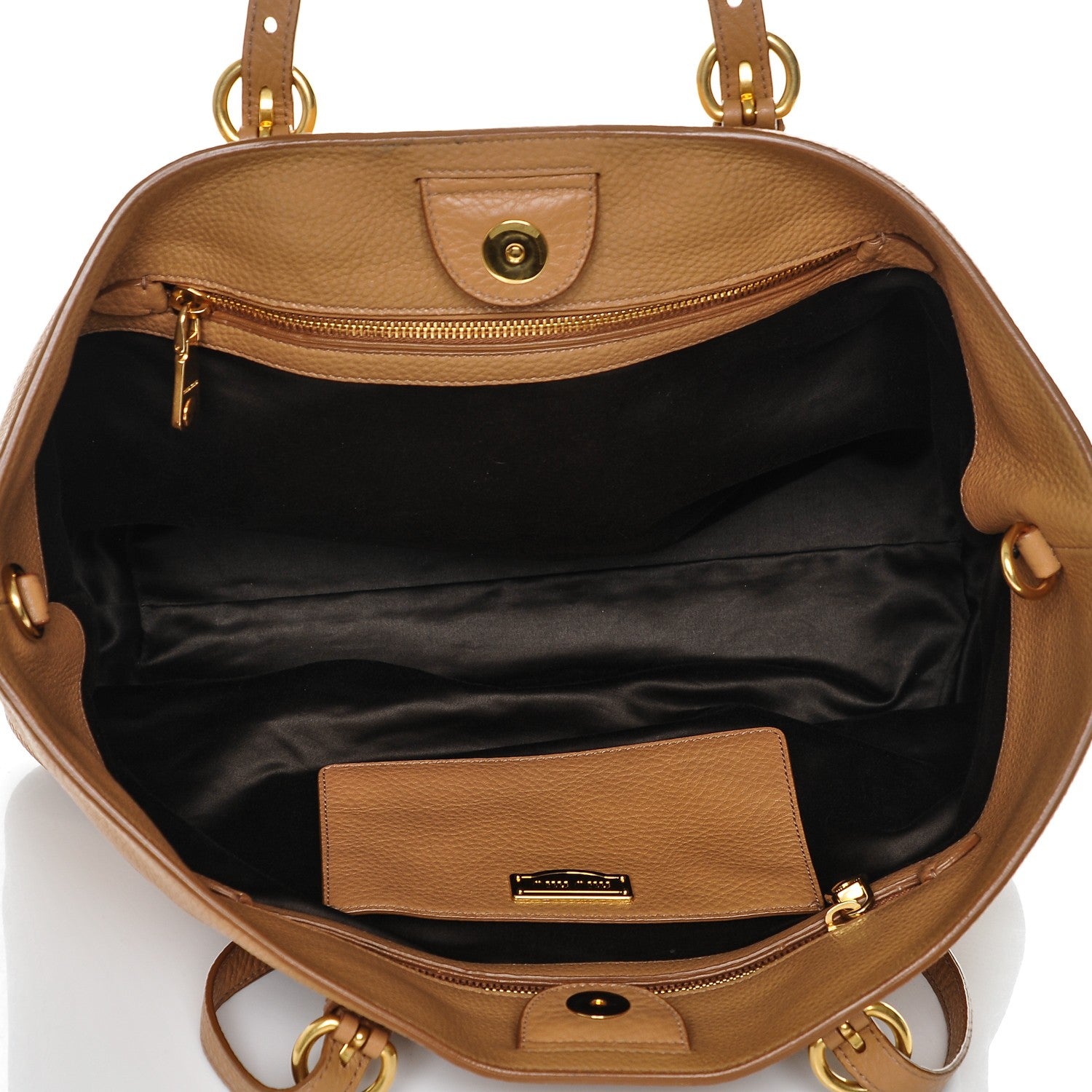 Miu Miu Vitello Daino Tote Naturale 5 of 6