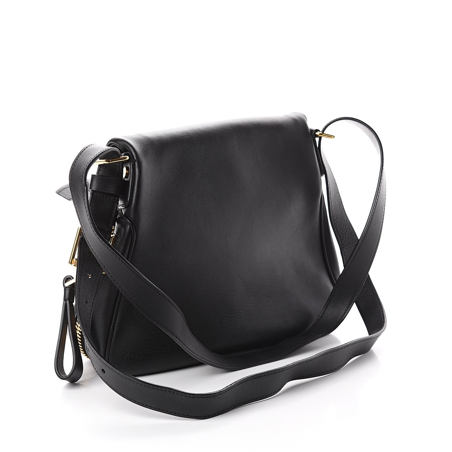 Tom Ford Calfskin Medium Jennifer Crossbody Bag Black 2 of 8