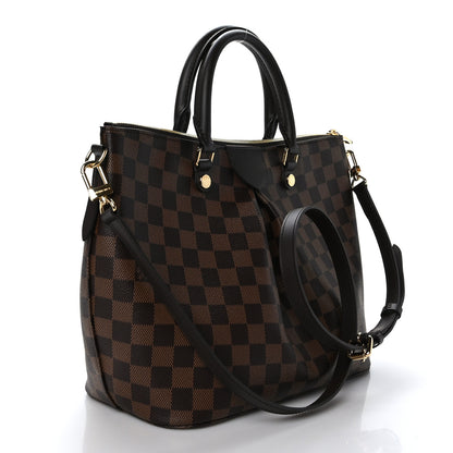 Louis Vuitton Damier Ebene Siena MM 3 of 8
