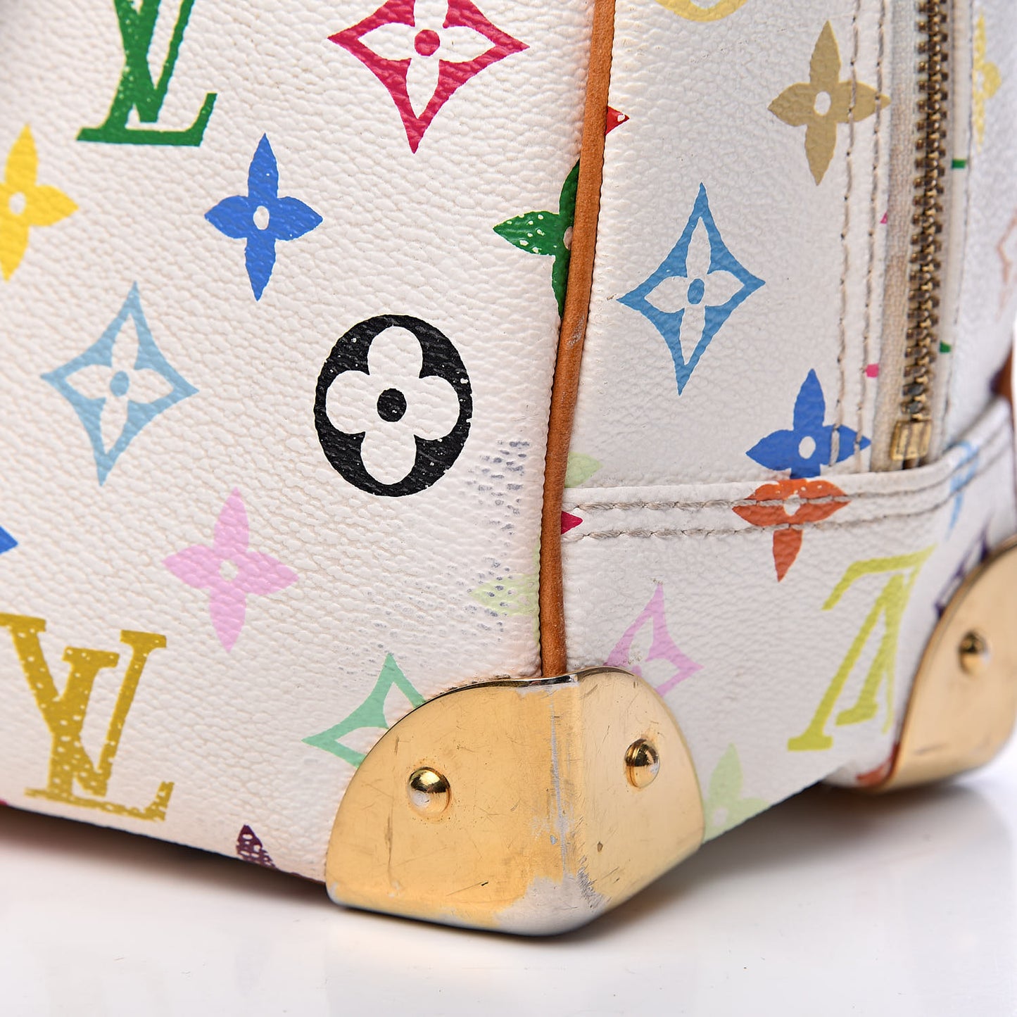Monogram Multicolor Trouville White