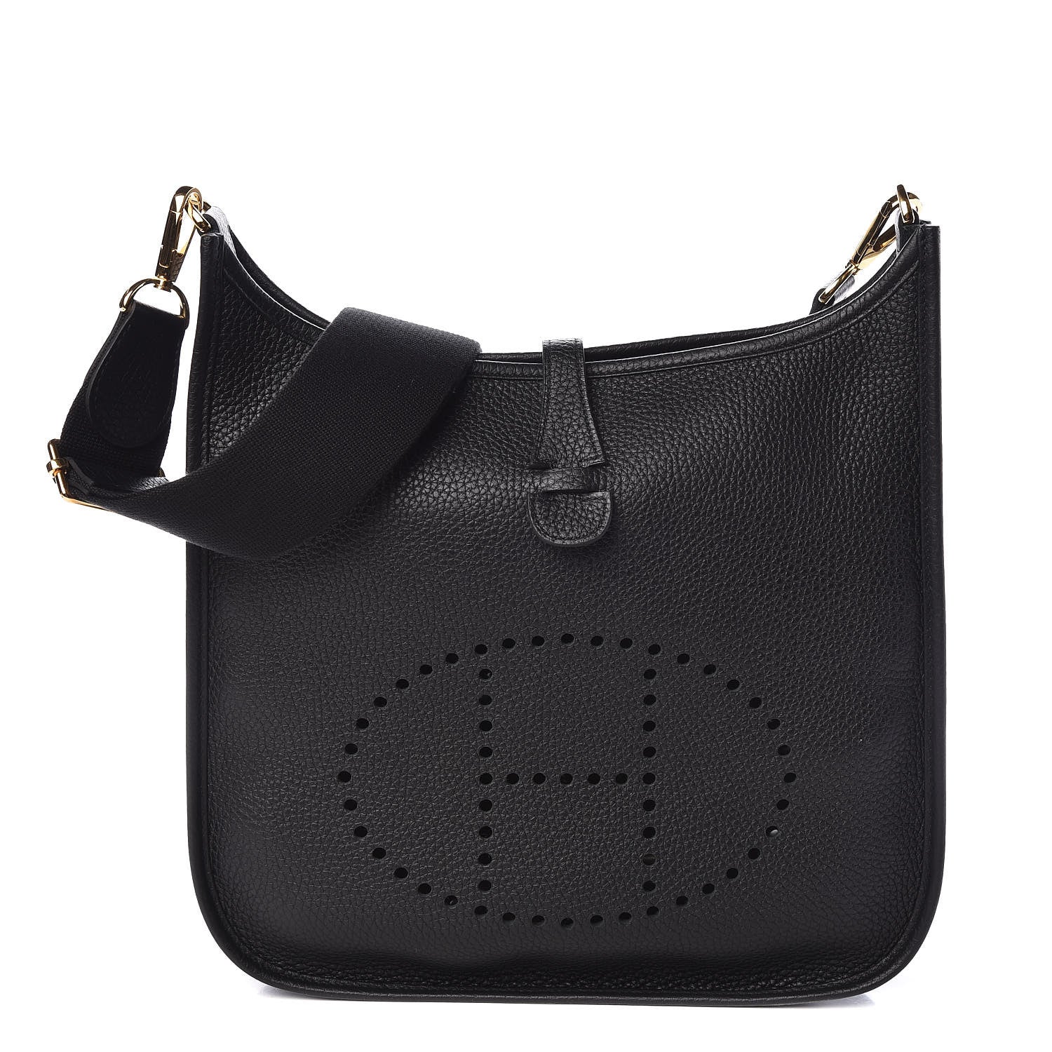Hermes Taurillon Clemence Evelyne III PM Black 1 of 10