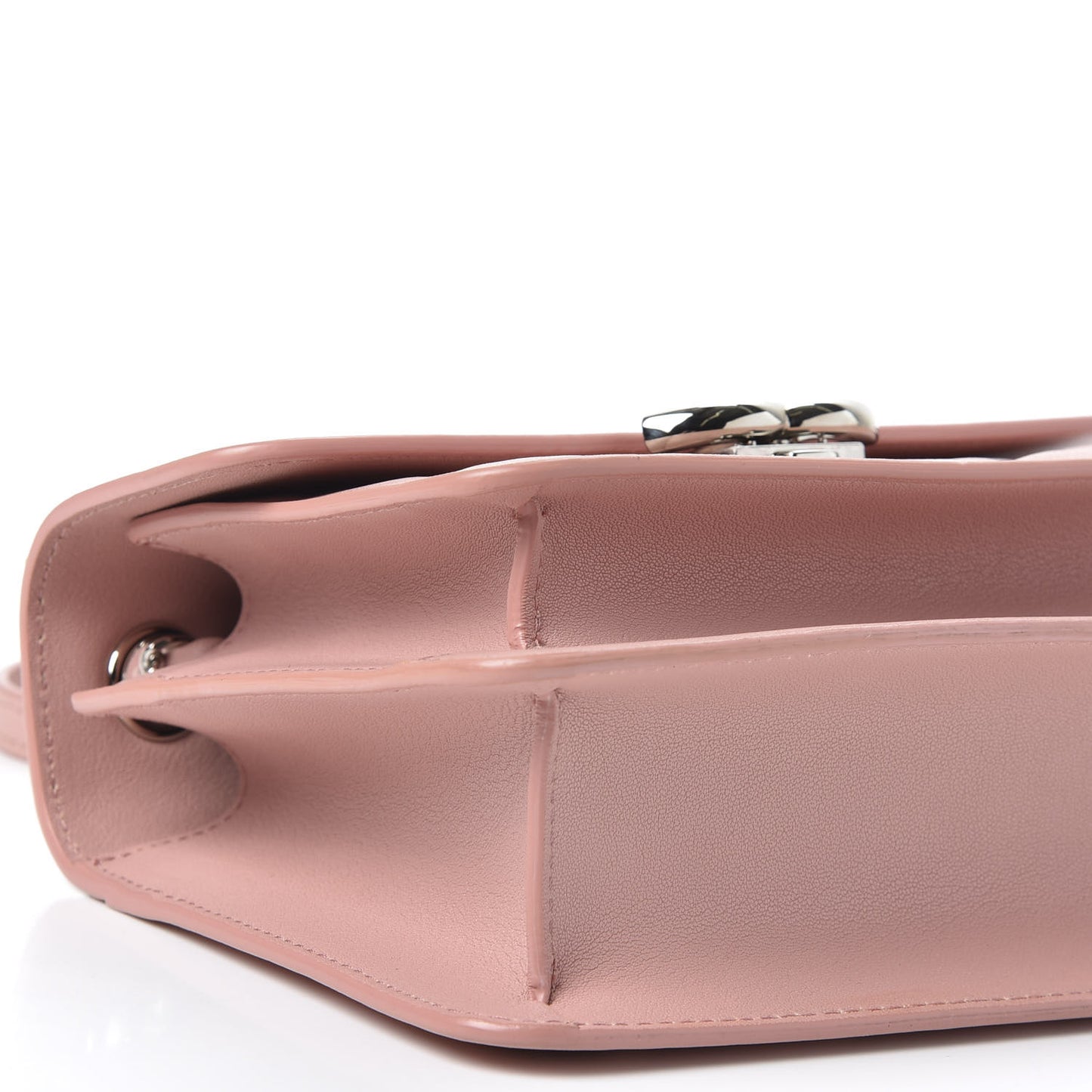 Calfskin Quilted Small CC Box Flap Pink