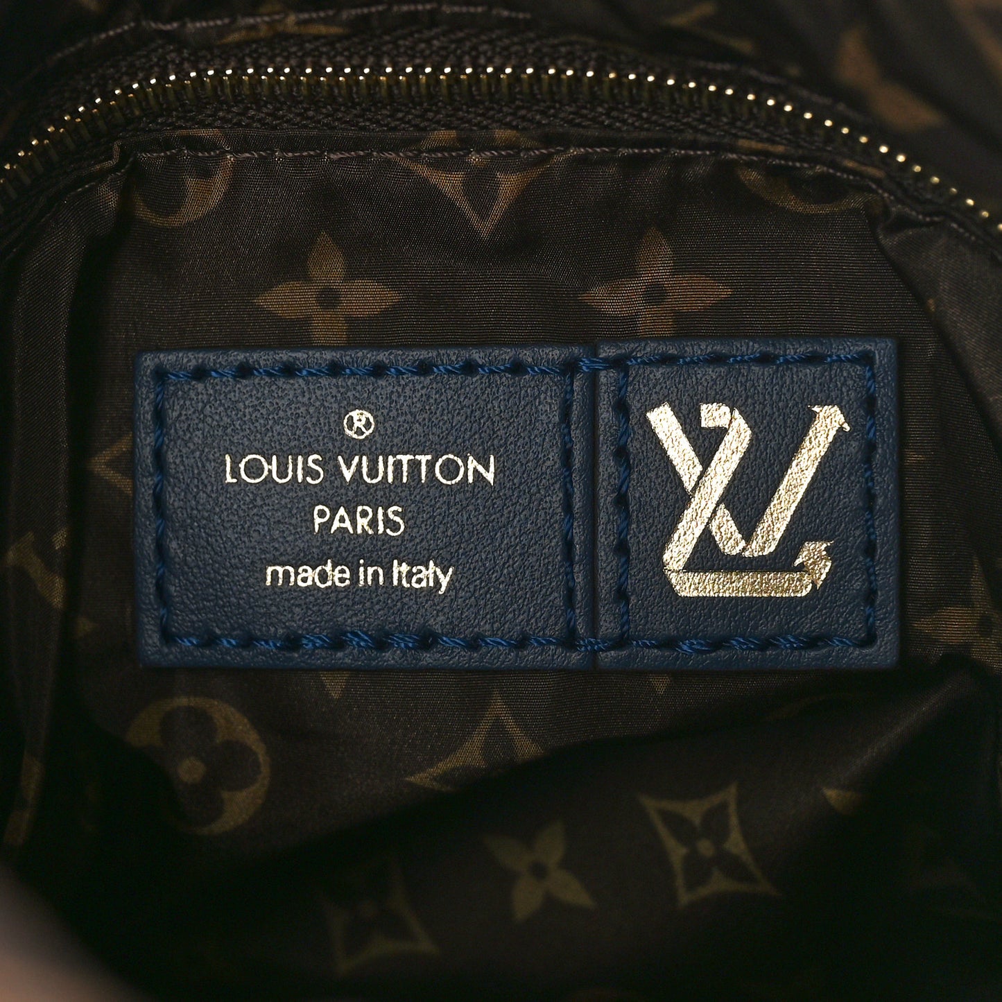 Econyl Mini Monogram Pillow Speedy Bandouliere 25 Navy