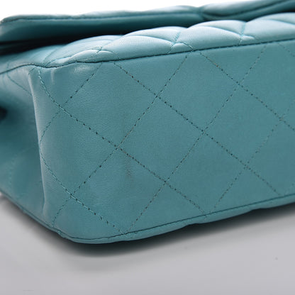 Chanel Lambskin Medium Double Flap Turquoise 9 of 14