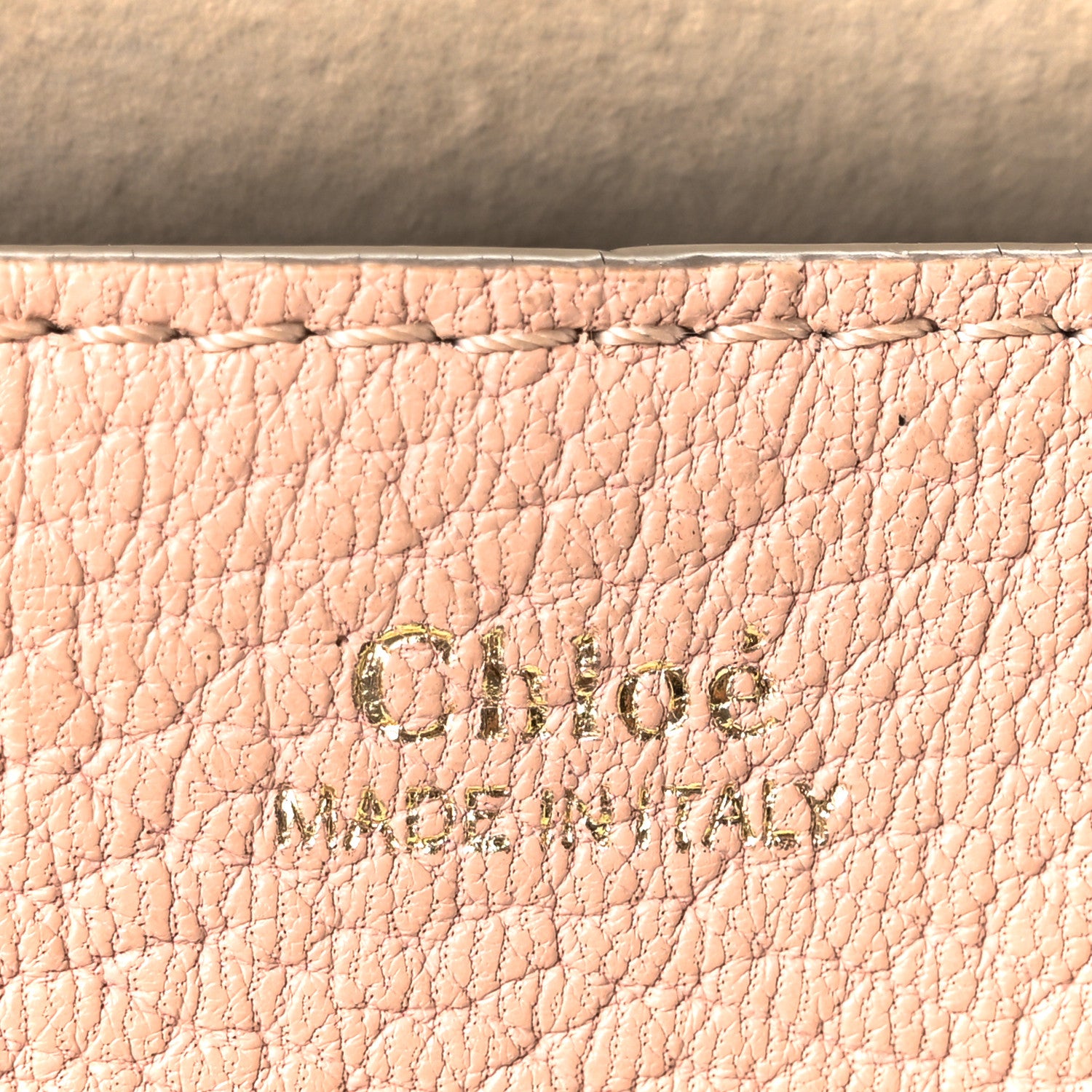 Chloe Grained Lambskin Mini Drew Shoulder Bag Cement Pink 6 of 10