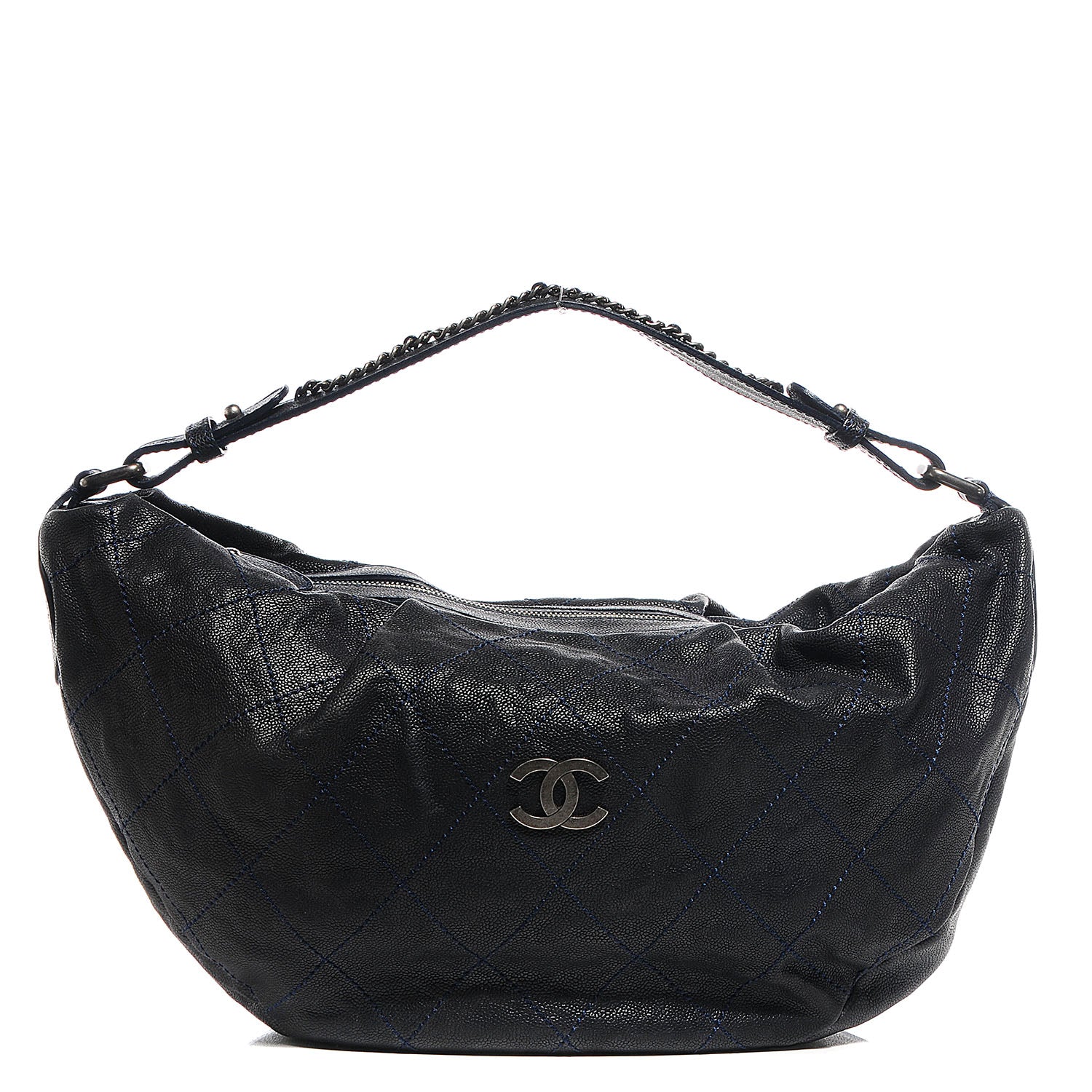 Chanel Caviar Outdoor Ligne Hobo Black 1 of 7