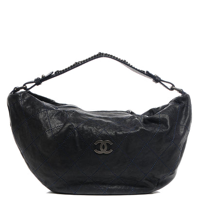 Chanel Caviar Outdoor Ligne Hobo Black 1 of 7