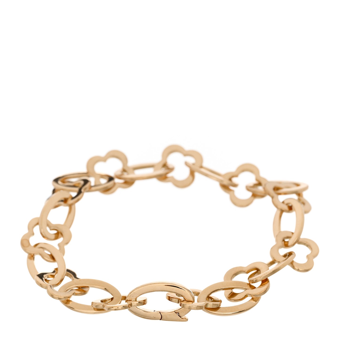 18K Yellow Gold Byzantine Alhambra Link Bracelet