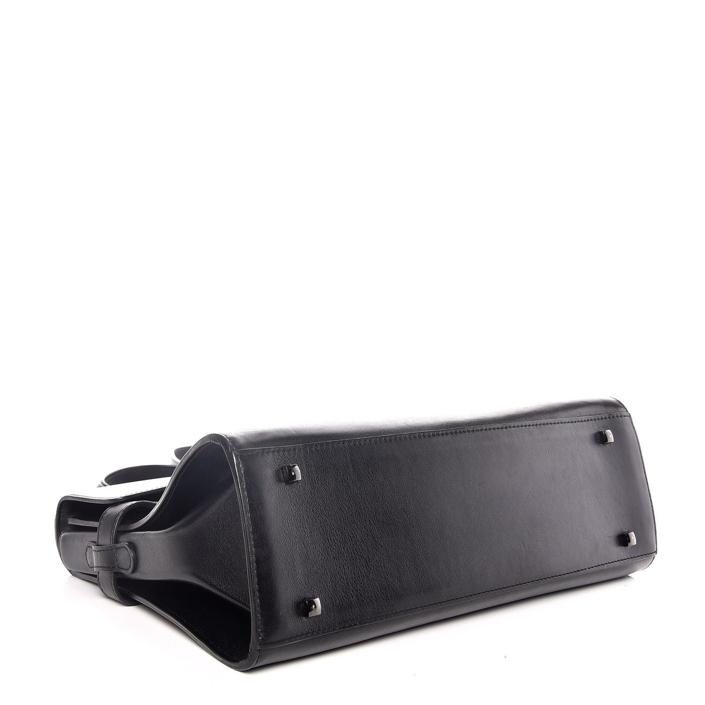 Smooth Calfskin GM Tempete Satchel Black