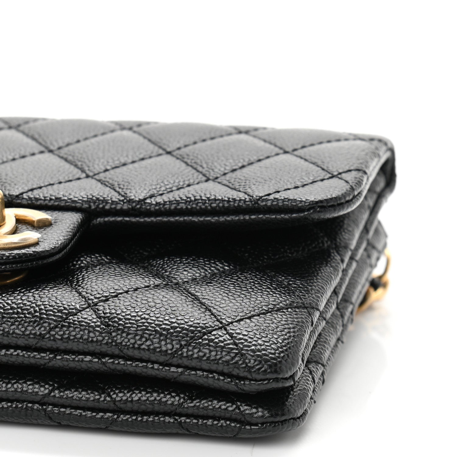 Chanel Shiny Caviar Pick Me Up Flap Belt Bag Black 11 of 12