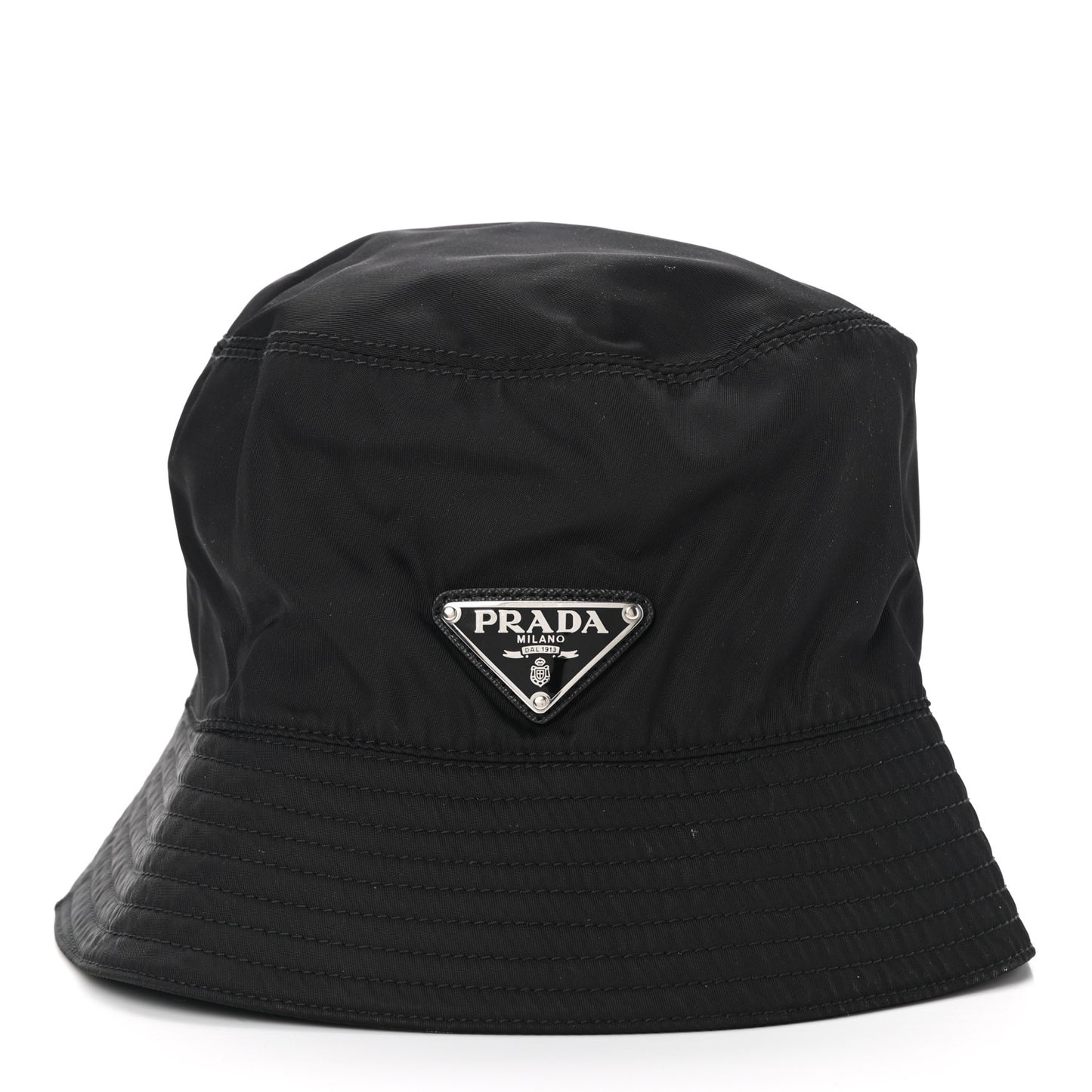 Nylon Bucket Hat S Black