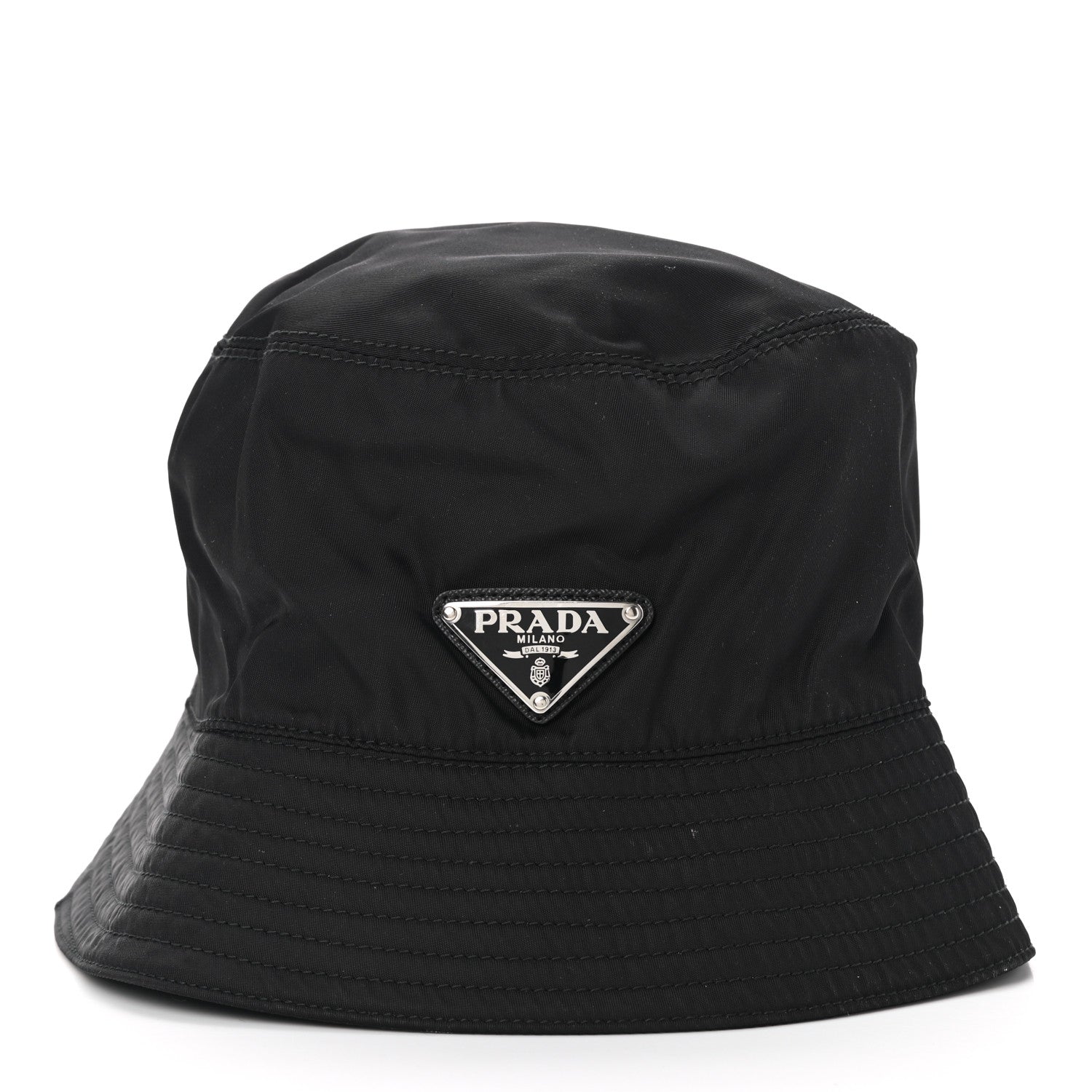 Prada Nylon Bucket Hat S Black 3 of 10