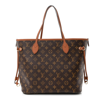 Louis Vuitton Monogram Calfskin Neo Neverfull Inside Out MM Tan 1 of 19