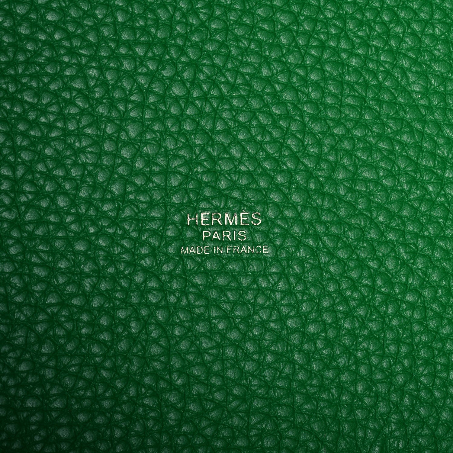 Hermes Taurillon Clemence Monochrome Picotin Lock 22 MM Bambou 6 of 10