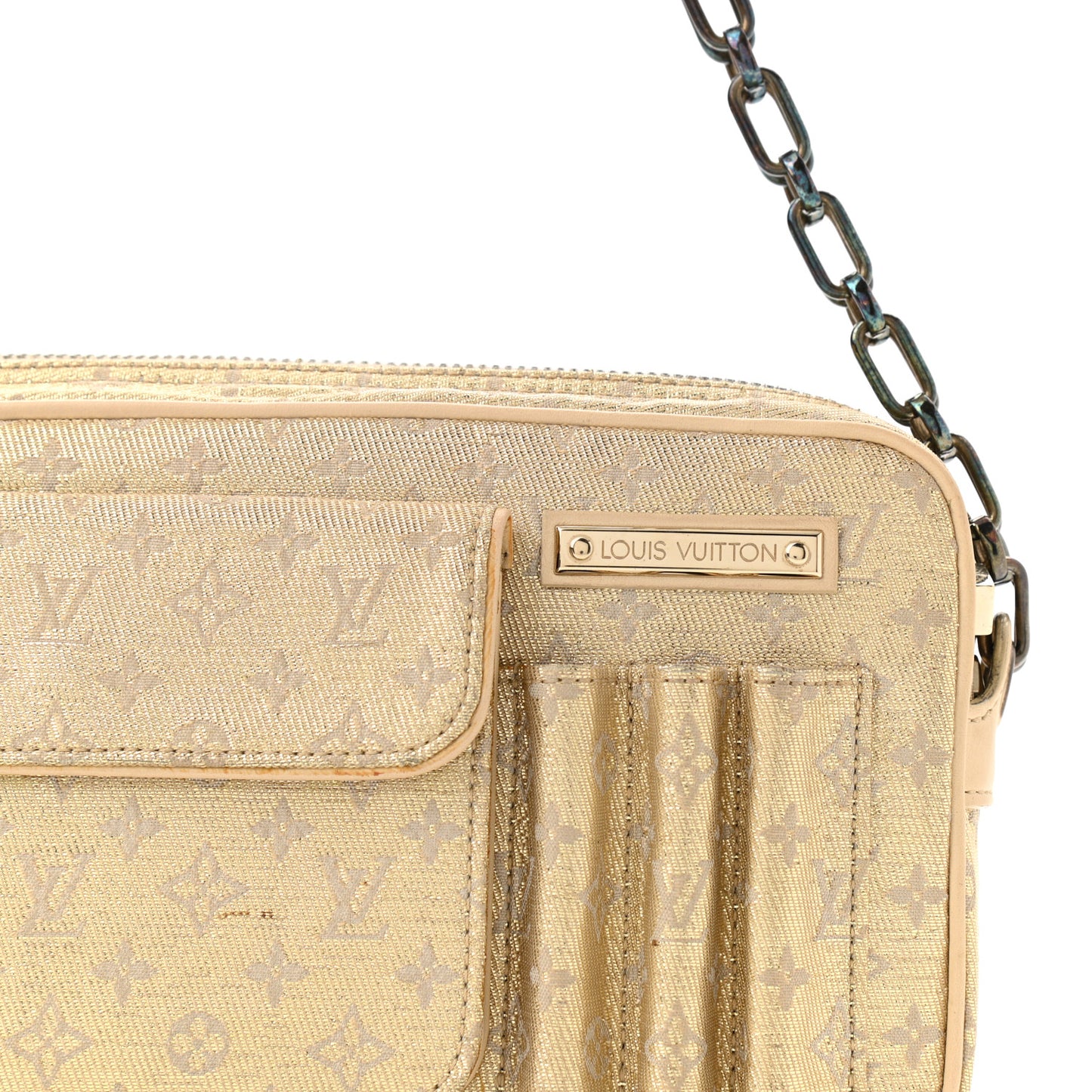 Mini Lin Shine McKenna Camera Bag Gold