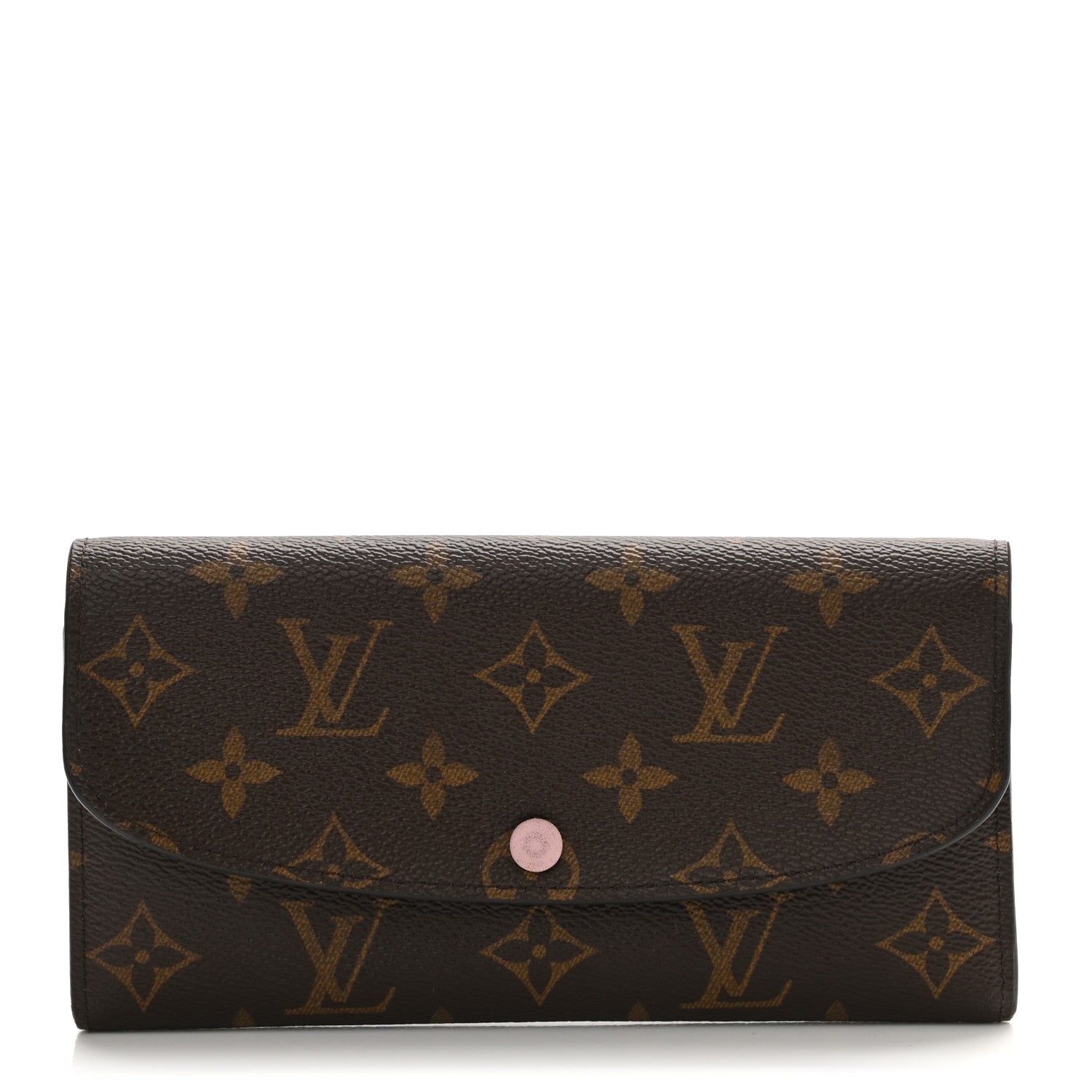 Louis Vuitton Monogram Emilie Wallet Rose Ballerine 2 of 14
