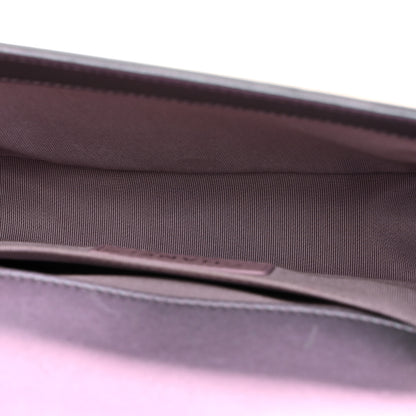 Chanel Iridescent Patent Calfskin PVC Quilted Small Boy Flap Light Purple 5 of 14
