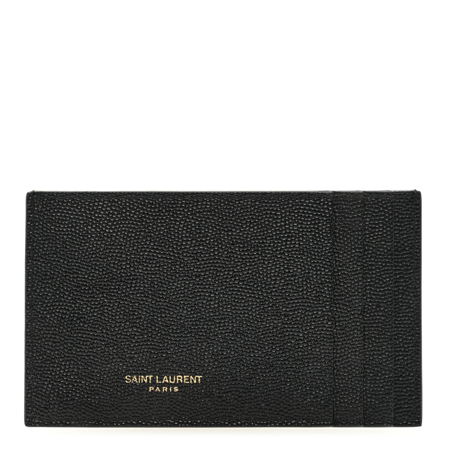 Saint Laurent Grain de Poudre 5 Fragments Card Holder Black 1 of 6