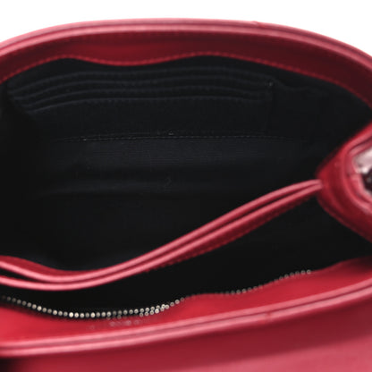 Saint Laurent Calfskin Y Quilted Monogram Toy Loulou Crossbody Bag New Lipstick 5 of 10