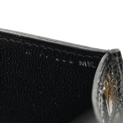 Hermes Shiny Alligator Medor Clutch 23 Black 7 of 8