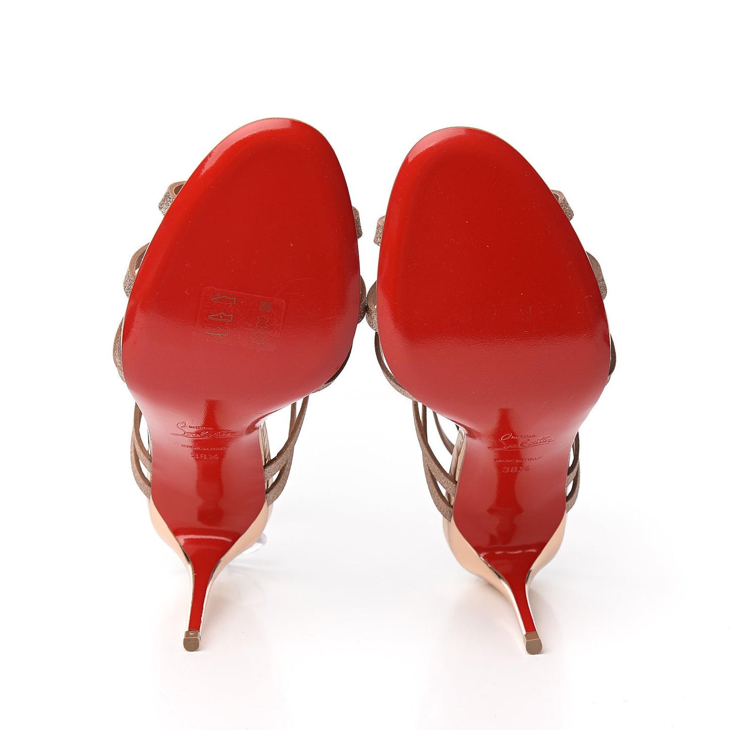 Glitter Renee 85 Sandals 38.5 Courtisane