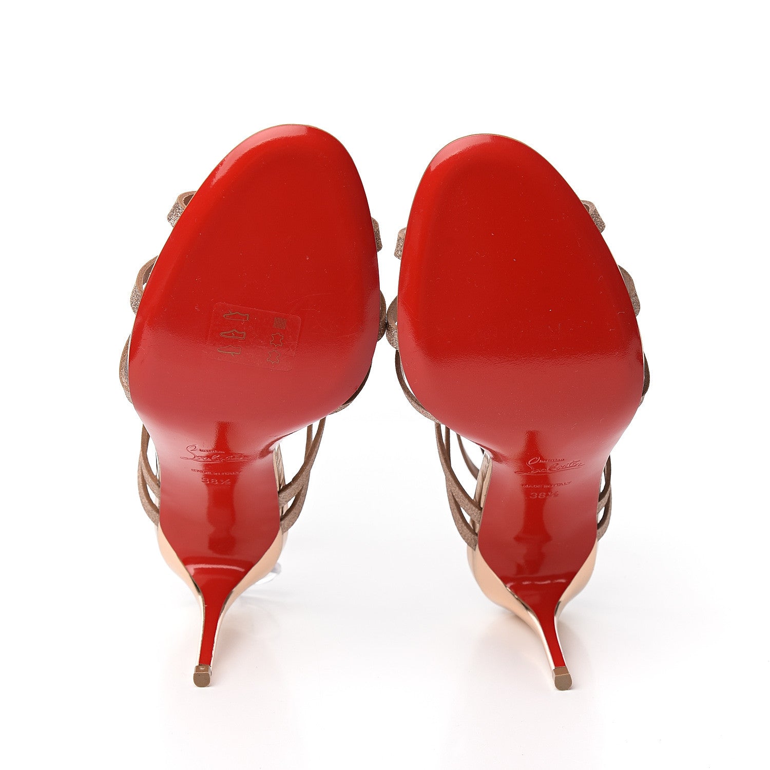 Christian Louboutin Glitter Renee 85 Sandals 38.5 Courtisane 5 of 7