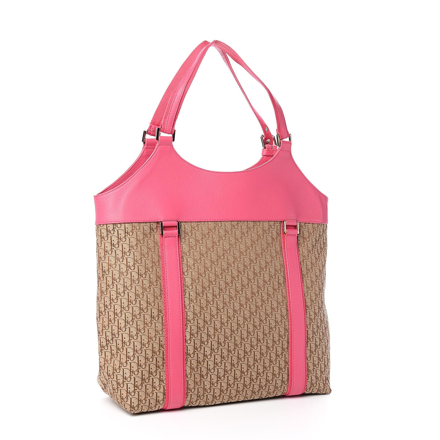 Christian Dior Monogram Tote Pink 3 of 11