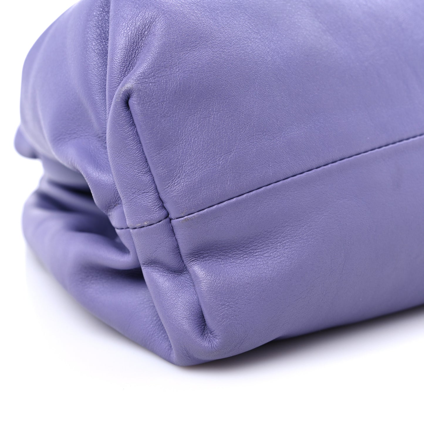 Smooth Butter Calf The Pouch Oversized Clutch Lavender
