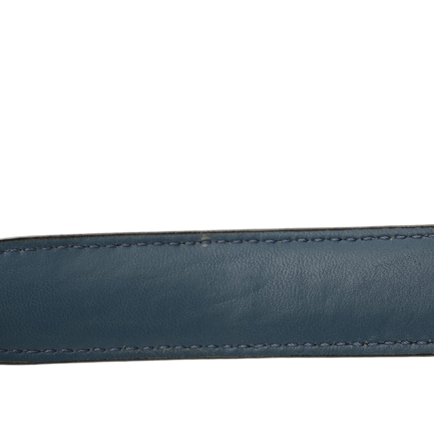 Fendi Shiny Nappa Trapuntata Small DotCom Click Top Handle Chain Satchel Blue 12 of 15