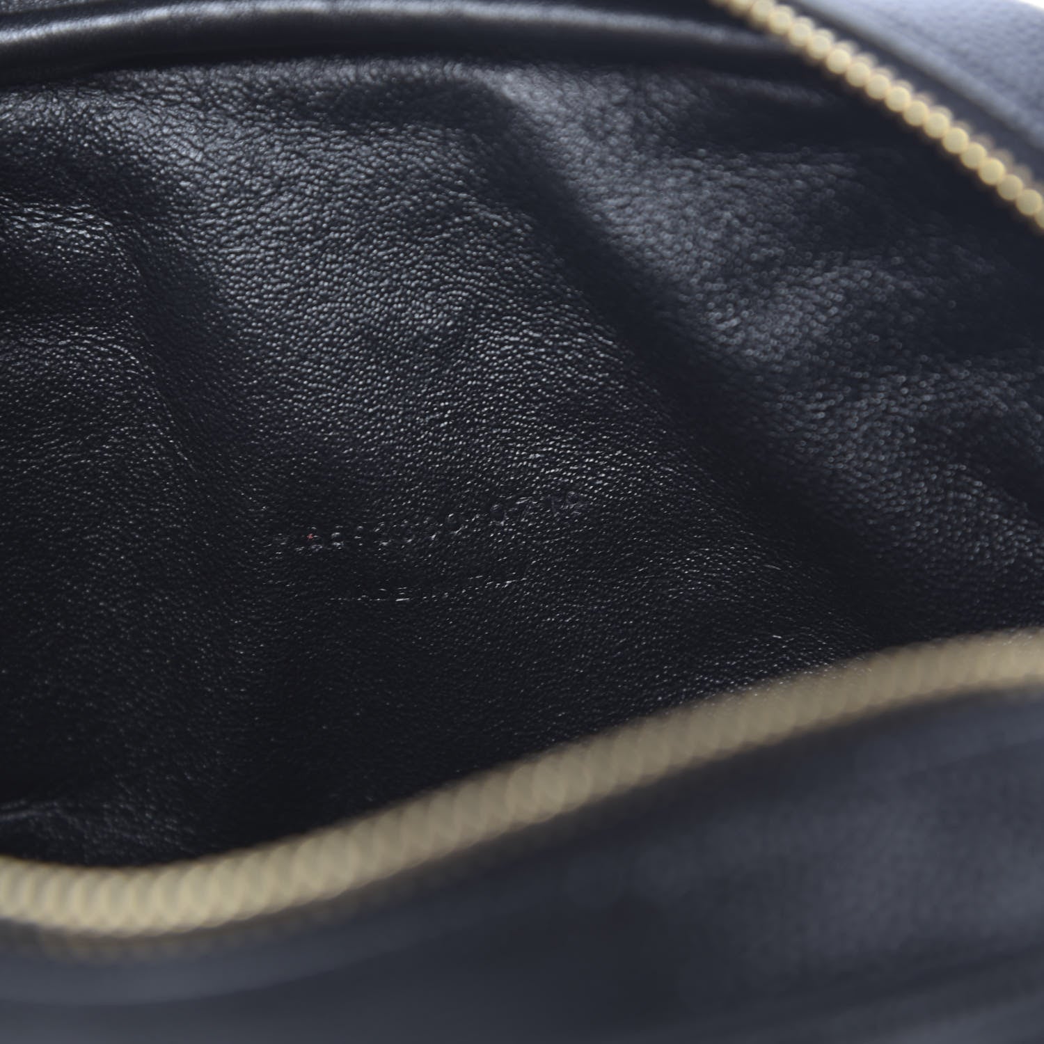 Saint Laurent Grain De Poudre Matelasse Monogram Mini Lou Camera Bag Black 7 of 11