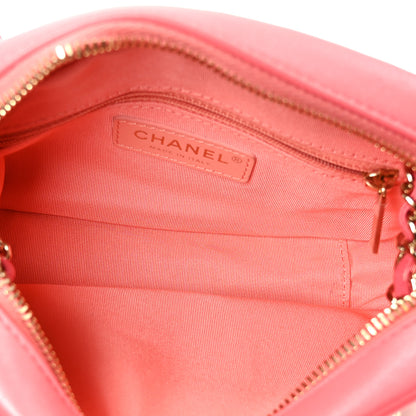 Chanel Lambskin Crystal Strass Mania Camera Case Pink 5 of 10