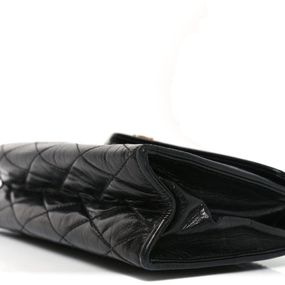 Chanel Lambskin Quilted Flap Pouch Black 8 of 8