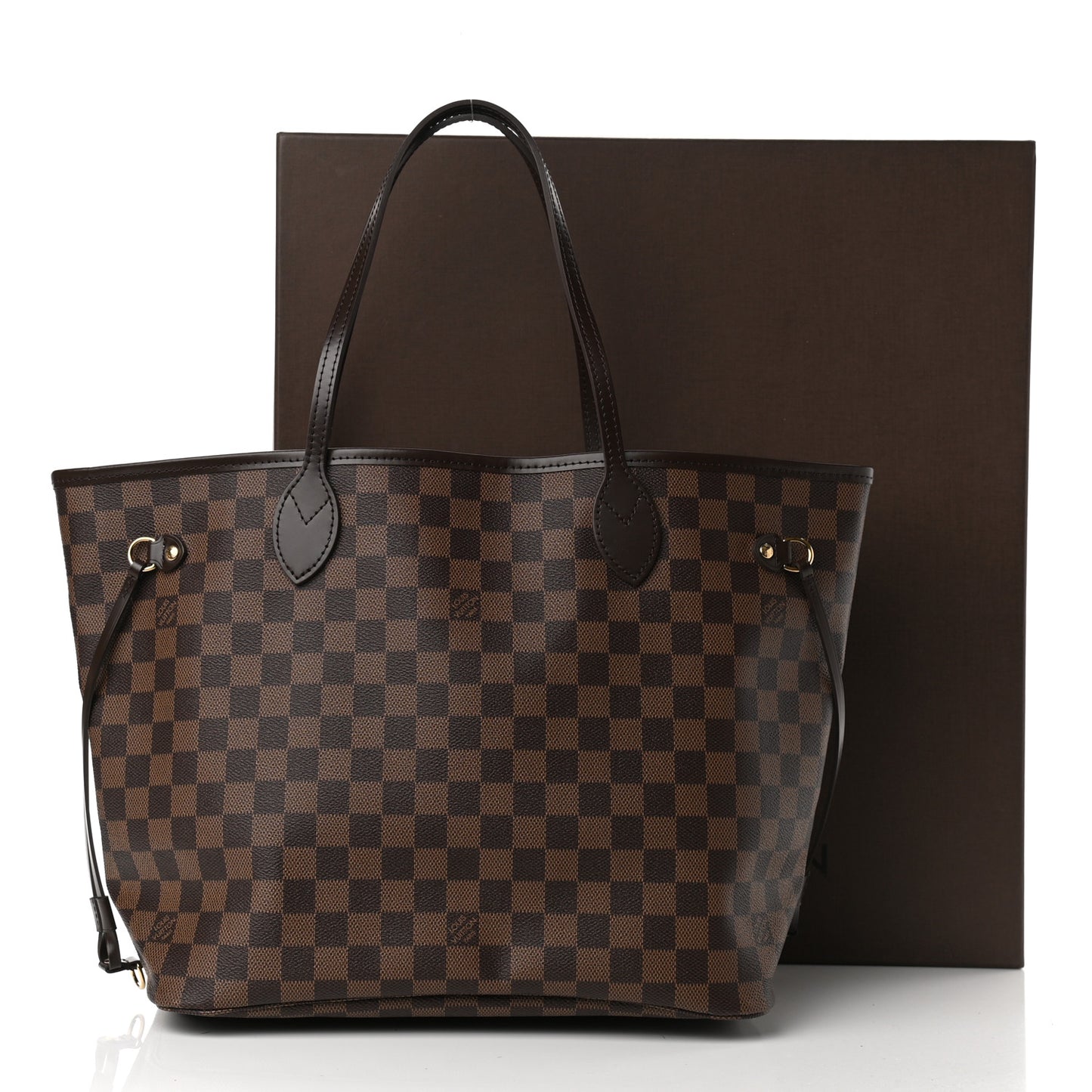 Damier Ebene Neo Neverfull MM Rose Ballerine